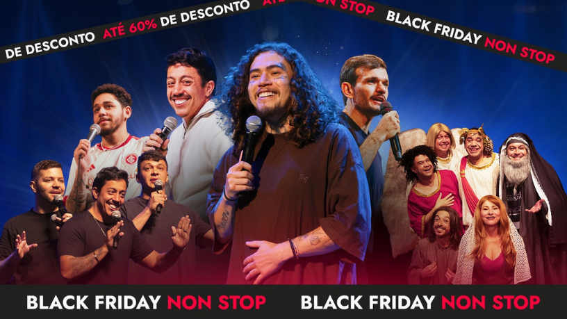 Non Stop traz sua primeira Black Friday com até 60% de desconto em espetáculos imperdíveis.