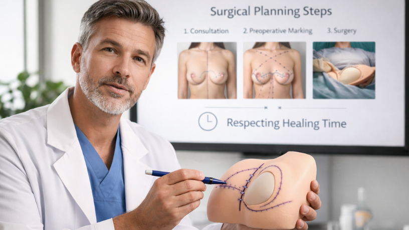 Haeckel Cabral Moraes destaca o planejamento cirúrgico em etapas e o tempo do organismo.